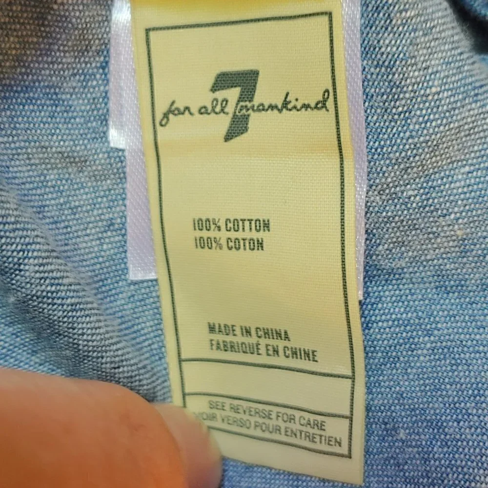 7 for All Mankind Denim Dress